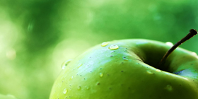 foto de una manzana, simboliza salud